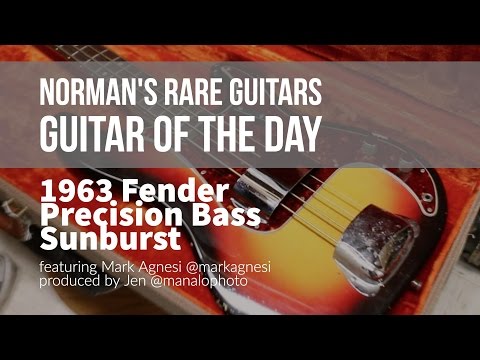norman's-rare-guitars---guitar-of-the-day:-1963-fender-precision-bass-sunburst