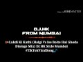 Lakdi Ki Kathi Halgi Vs Ise Bolte Hai Ghoda Dialoge Mix DJ HK Style Mumbai TikTokViralSong 
