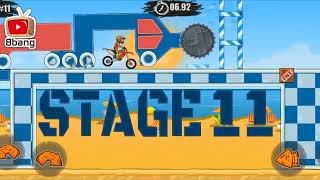 Moto X3M Pool Party Level 10 11 12 screenshot 4