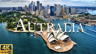 FLYING OVER NEW AUSTRALIA(4K UHD)-Beautiful Piano Music Relax With Beautiful Nature Videos-4K Ultra