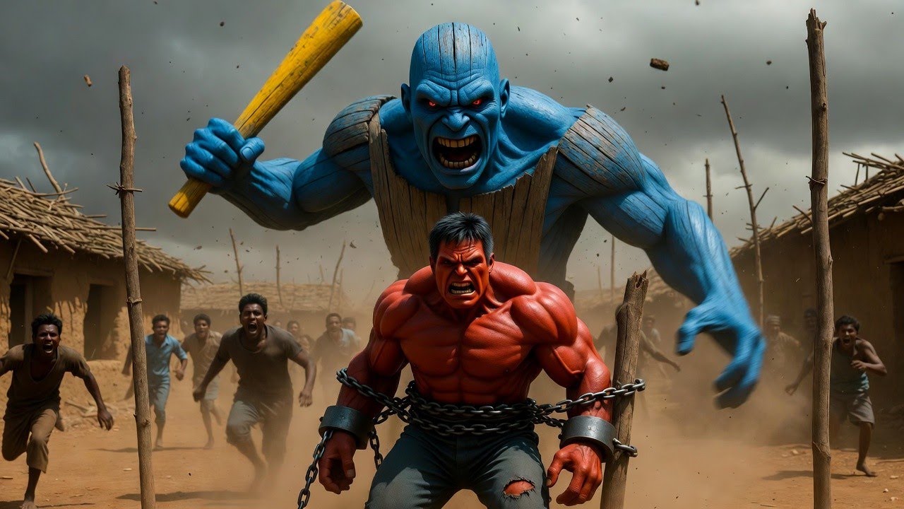Hulk vs Blue Monster 😱 | Bhai Ke Liye Hulk Ka Gussa 💚 | Emotional Indian Hulk Story