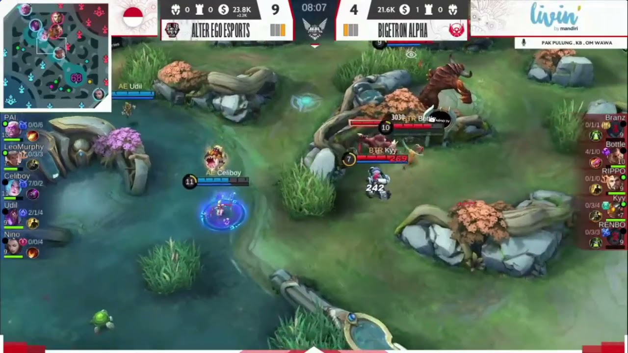 ALTER EGO ESPORT VS BTR ALPHA MATCH 3 MPL ID SEASON 8 | MOBILE LEGEND PROFESIONAL LEAGUE S 8