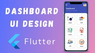 Mobile Dashboard UI Design In Flutter - Flutter UI Design Tutorial