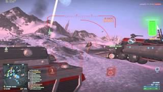 Planetside 2 - Repair sunderer out repair damage of AV turret