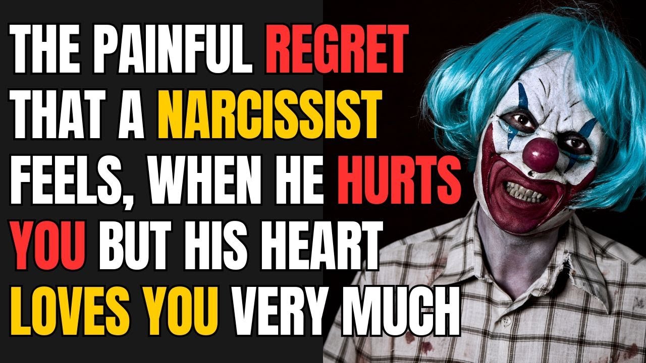 The painful regret that a narcissist feels, when he hurts you but his ...