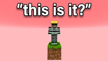 The Story of Minecraft One Block