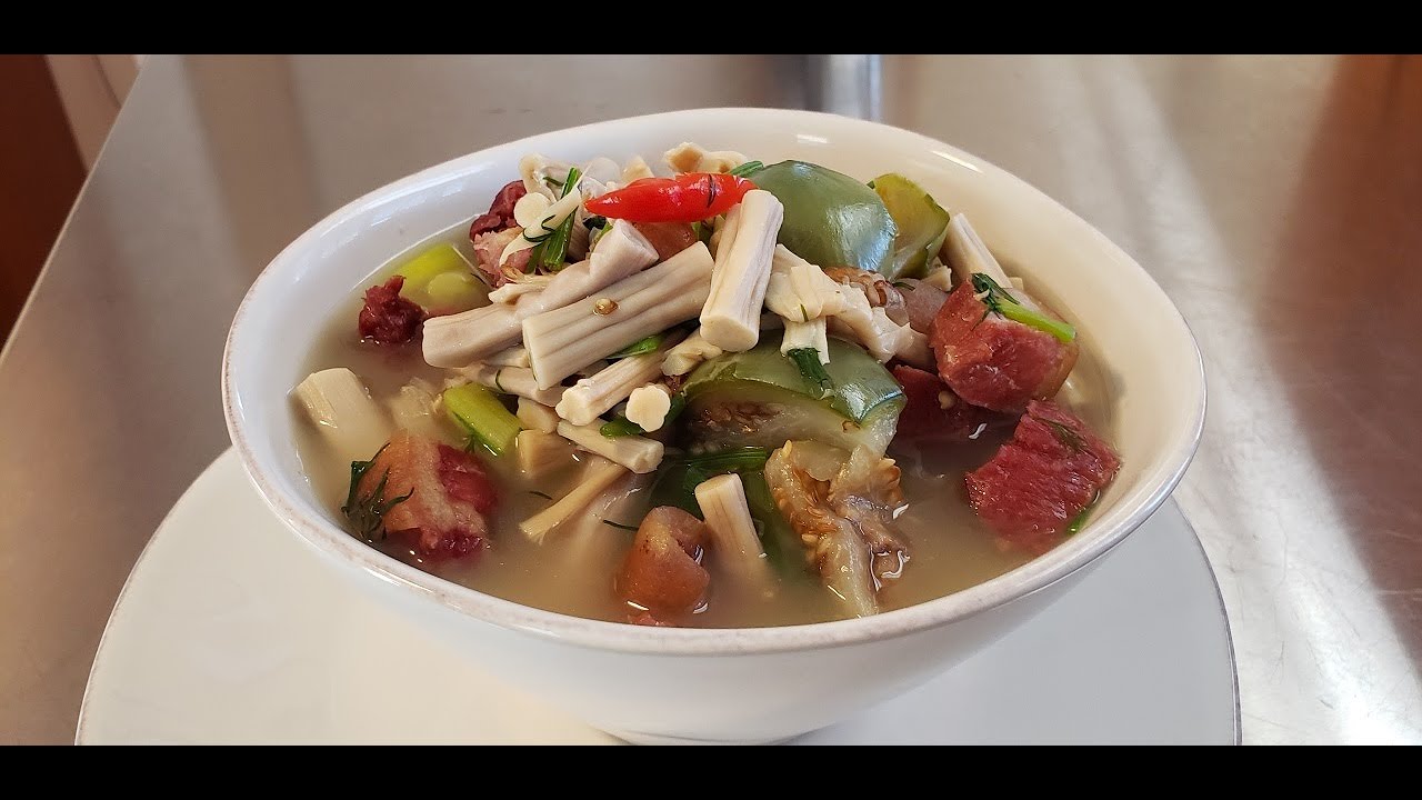 Rattan Shoots and Wild Boar Jerky Stew (Speaking in English Only)