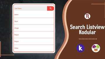 Search Listview Kodular | Nano Official