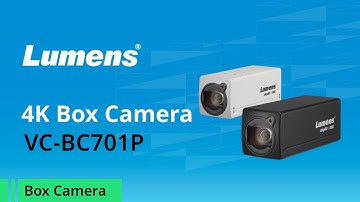 VC-BC701P High-Level 4K 60fps Box Camera | Lumens