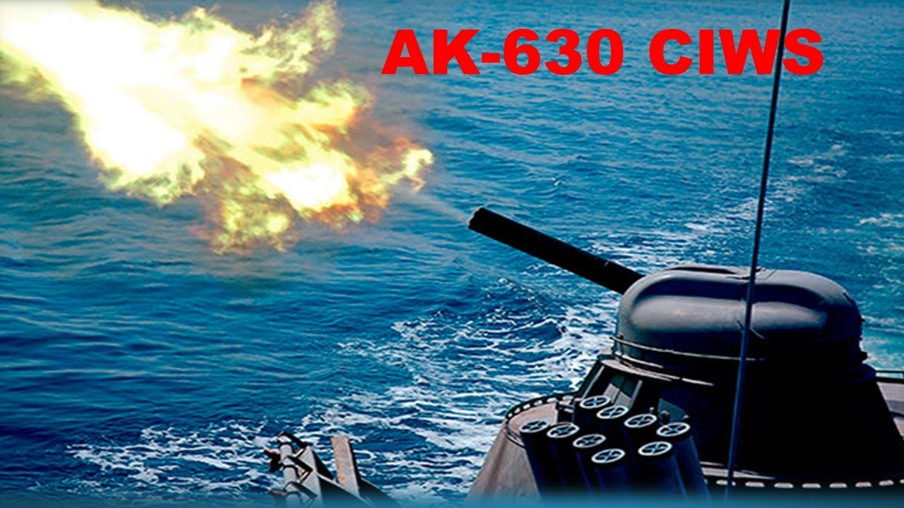 Ak 630 Close In Weapon System Ciws Gatling Gun Youtube