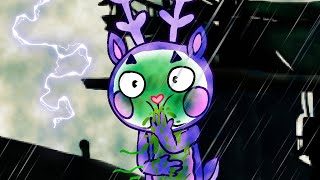 Poor deer has an upset tummy…