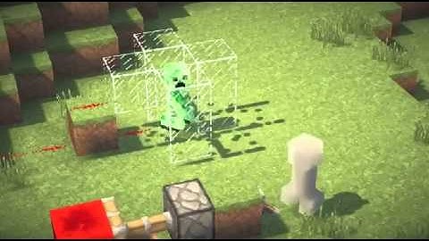 Minecraft Intro Creeper intro