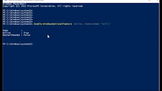 Install .NET Framework 3.5 in PowerShell