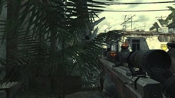 MW3 BEST SNIPER NO SCOPE on S&D HARD CORE