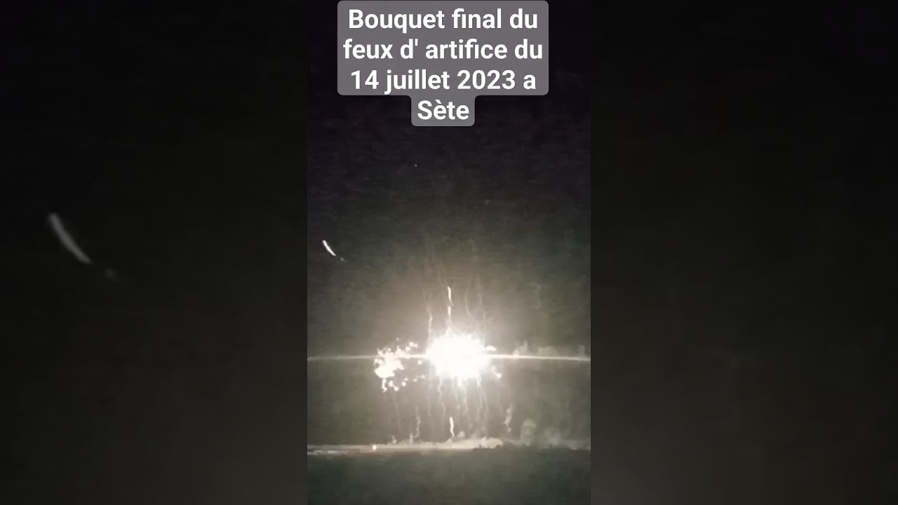 Feux d'artifice Sète 2022 - Ici7.fr - Ville de Sète