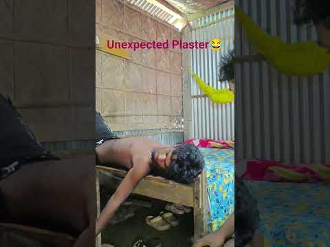 Unexpected plaster😂#comedy #funny #viral Video