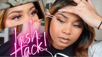 LASH HACK | How to Apply Lashes Underneath For Beginners!