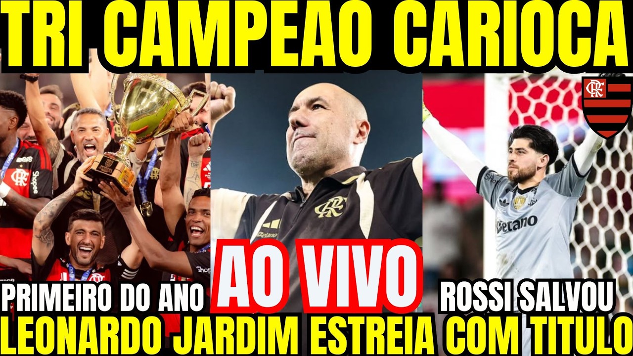 🔴 AO VIVO I REPERCUSSÃO DO TITULO DO FLAMENGO I JOGADORES DESABAFARAM I NOTÍCIAS DO FLAMENGO