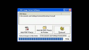 Sobolsoft com   How To Use PDF Image Extract Software