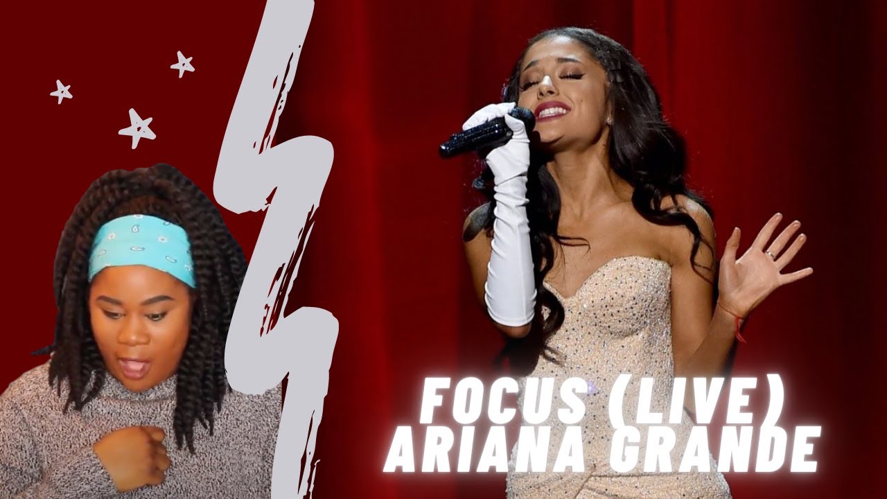 AJayII reacting to Ariana Grande's performance of Focus at the 2015 AMAs (reupload)