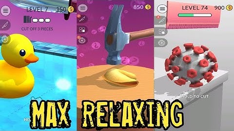 Slice it all relaxing Max level game play pandu Nayak Gaming funny slice max relaxing slice funny