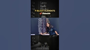 SMART TRICK to Remember F-Block Elements🔥