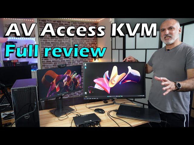 Best 4K Dual Monitor KVM Switch for Two Computers - AV Access