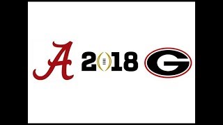 2018 Cfp National Championship, Alabama Vs Georgia Highlights