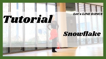 Snowflake Line Dance Tutorial | 스노우플레이크 라인댄스 스탭 영상 | Beginner | 캐롤 라인댄스 | 크리스마스 | 렛츠 라인댄스