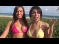 Abs Workout!! Two Beautiful Bikini Girls Show you their Ab Exercises