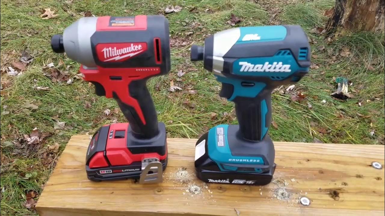 Milwaukee M18 vs. Makita 18v Brushless ..$99 Tool Fight !! - YouTube