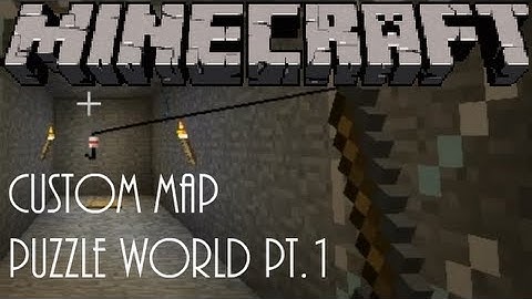 Minecraft Custom Map - Puzzle World Pt. 1