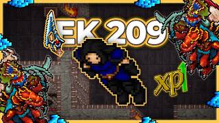 EK 209 Hunt Solo Draken Walls (Post Rework) 2.3kk/h Raw + 800k Profit - Tibia Hunt [15.25]