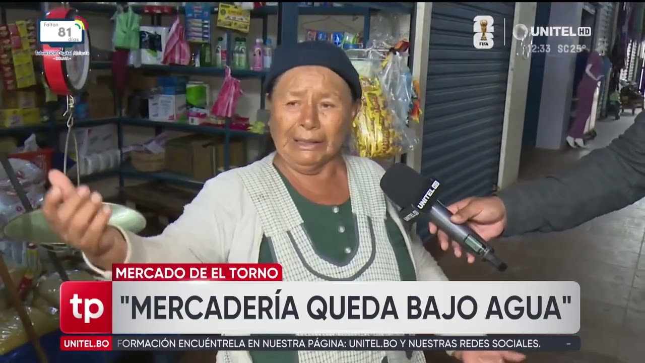 El Torno: intensas lluvias dejaron viviendas anegadas de agua y comunidades aisladas