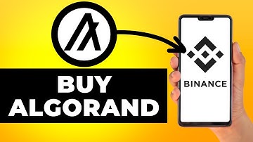 How to Buy Algorand | Buy ALGO on Binance Step by Step