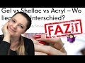 Gel vs Shellac vs Acryl - Wo liegt der Unterschied?