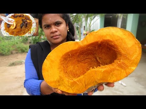 Pumpkin Halwa Recipe | Kaddu Ka Halwa | Poosanikai Halwa | VILLAGE FOOD
