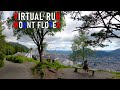 Virtual Run | Mountain Fløyen Sightseeing, Bergen, Norway 4k