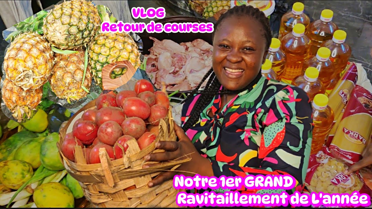 VLOG| 1er Grand Marché de L'année dans notre nouvel appart ,Déballage , rangement !