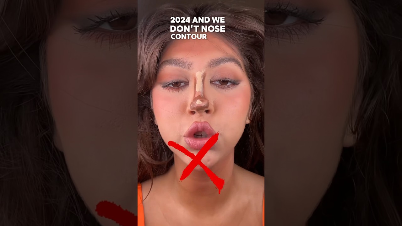 ❌ DONT NOSE 👃🏼 CONTOUR LIKE THIS #nosecontour #makeup #makeuphack MAKEUP TUTORIAL FOR BEGINNERS