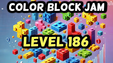 COLOR BLOCK JAM LEVEL 186 Guide How to Complete Walkthrough