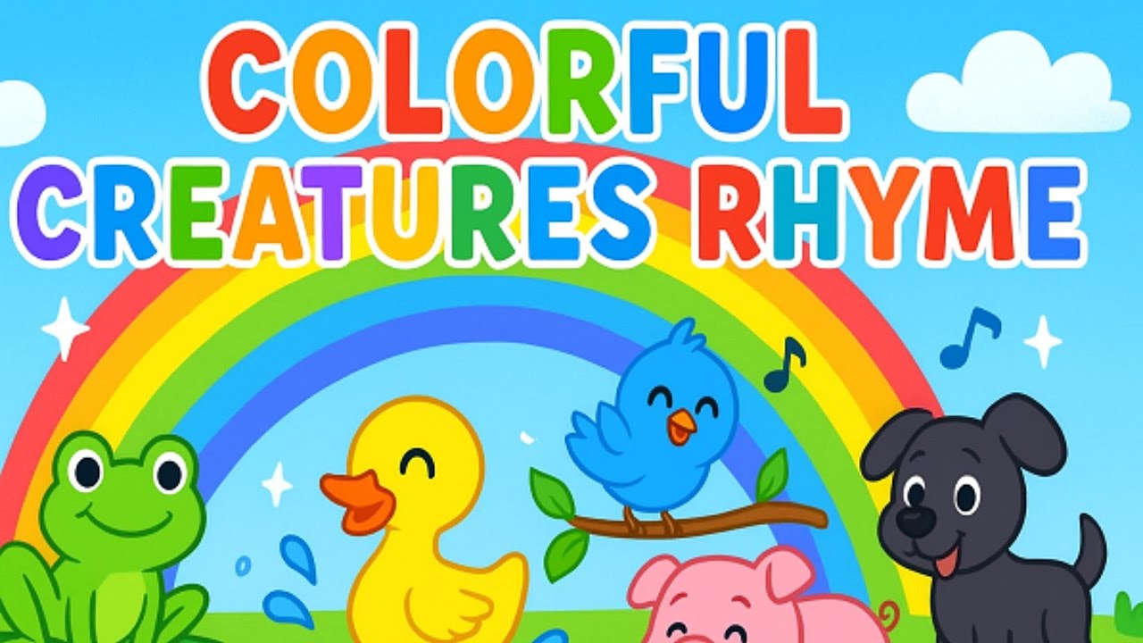 Colorful Creatures Rhyme|| kids song||KIDS GALAXY