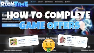 How to complete GAME OFFERS on Bloxtime! screenshot 4