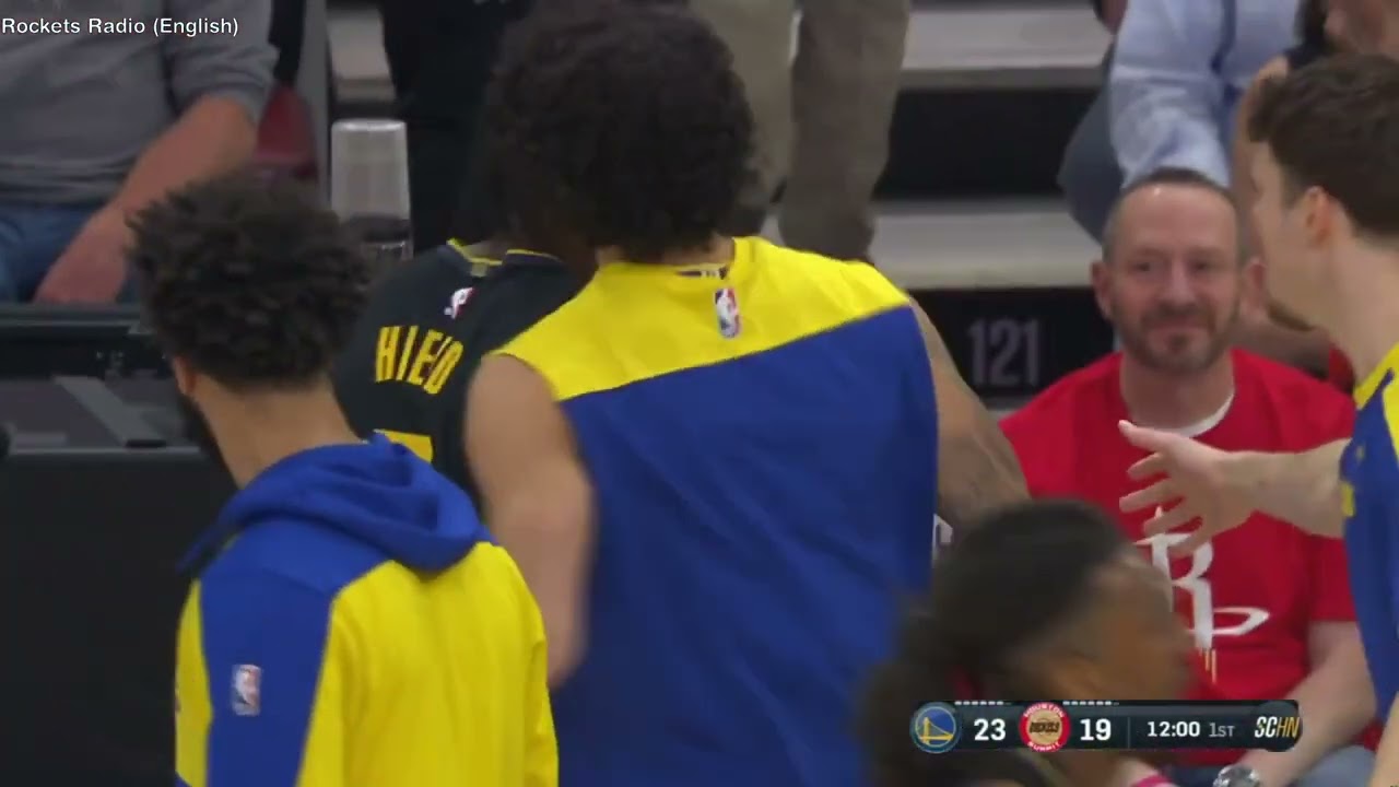 Buddy Hield buzzer-beater 3-point shot from nearly half court to end the 1st quarter in G7 - 5/4/25