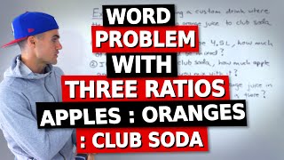 QMS 110 (Ryerson University) - Word Problem Dealing With Three Ratios