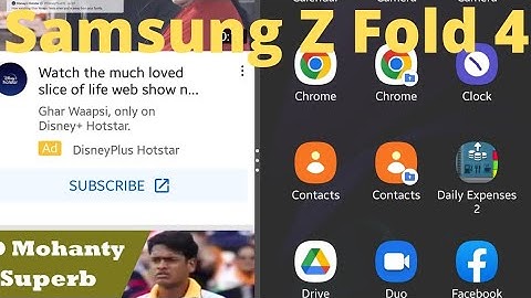 How to Split Screen in Samsung Galaxy Z Fold 4 - Use Multiple Apps