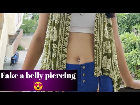 How to fake a belly piercing in just 2 steps | Dilpreet Kaur |