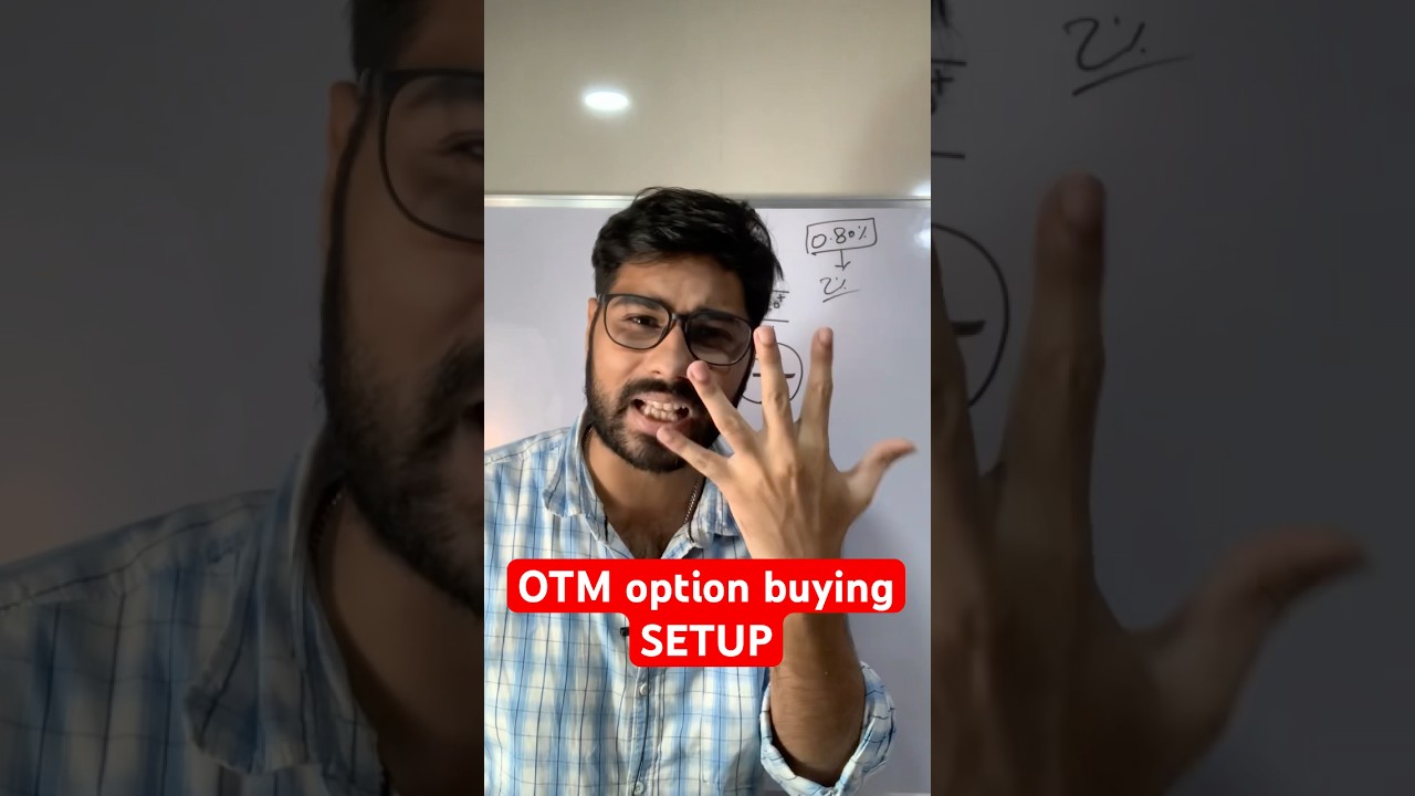 Never buy OTM options other than in this scenario  