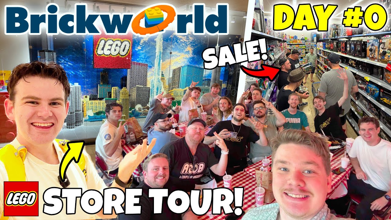 Chicago LEGO Store Tour & CRAZY LEGO Clearance!! | Brickworld Chicago 2025 – Day 0 VLOG