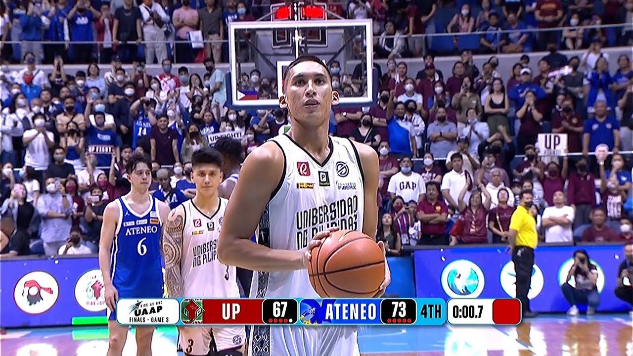 Zav Lucero’s final shot in his collegiate career | UAAP Season 85 Men's Basketball